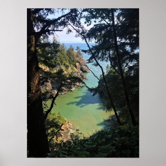 Thunder Rock Cove, Samuel H. Boardman, Oregon Poster (Voorkant)