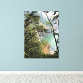 Thunder Rock Cove Trail, Samuel H. Boardman, OR Canvas Afdruk (Insitu (Houten vloer))