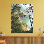 Thunder Rock Cove Trail, Samuel H. Boardman, OR Canvas Afdruk (Insitu (Woonkamer))