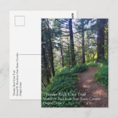 Thunder Rock Cove Trail, Samuel H Boardman, Oregon Briefkaart (Voorkant / Achterkant)