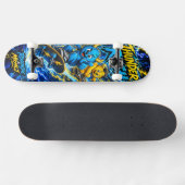 Thunder Rush Neon Bliksem Street Skate Art Persoonlijk Skateboard (Horizontaal)