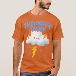 Thunder Snow Lover Ice Cold Snowy Winter Season T-shirt