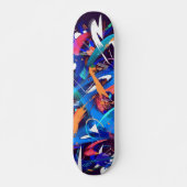 Thunder storm skateboard deck (Voorkant)