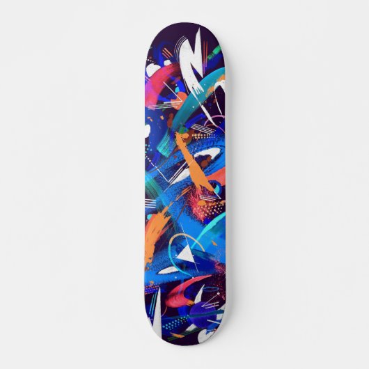 Thunder storm skateboard deck (Voorkant)