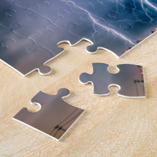Thunder Stormen California. Legpuzzel (Zijkant)