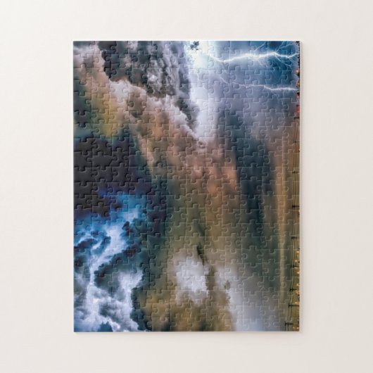 Thunder Stormen California. Legpuzzel (Verticaal)