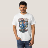 Thunder Strike Scorer Tee | OKC Hoops Geïnspireerd T-shirt (Voorkant volledig)