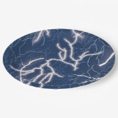 Thunder Strike Thunder Storm Papieren Bordje (Gekanteld)