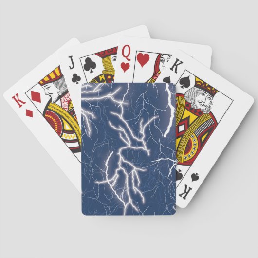 Thunder Strike Thunder Storm Pokerkaarten (Achterkant)