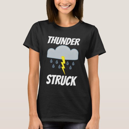 THUNDER STRUCK  Rock T-shirts (Voorkant)