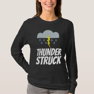 THUNDER STRUCK Vintage heren- en damest-shirts T-shirt