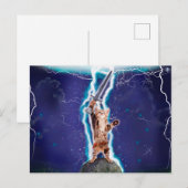 Thunder warrior cat briefkaart (Voorkant / Achterkant)