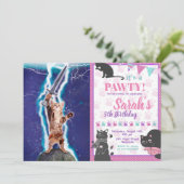 Thunder warrior cat kaart (Staand voorkant)