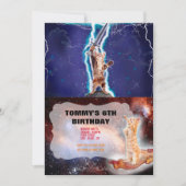 Thunder warrior cat kaart (Voorkant)