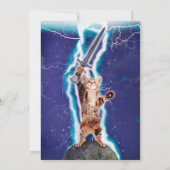 Thunder warrior cat kaart (Achterkant)