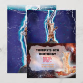 Thunder warrior cat kaart (Voorkant / Achterkant)