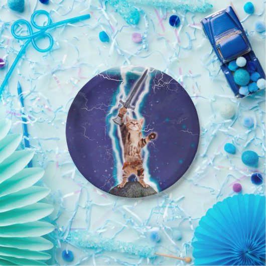 Thunder warrior cat papieren bordje (Feest)