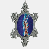 Thunder warrior cat tin sneeuwvlok ornament (Links)