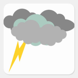 Thunder Weather Tracker Sticker sheet