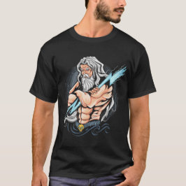 thunder zeus god kunst kan gebruiken t-shirt