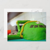 Thunderbird 2 verjaardagstaart briefkaart (Voorkant / Achterkant)