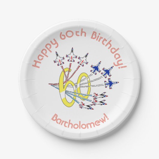 Thunderbird 60th Birthday Paper Bord (Voorkant)