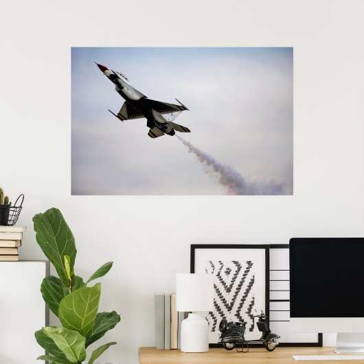 Thunderbird 6 voert een Langzame Pas uit Poster (Thuiskantoor)