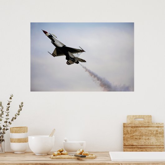 Thunderbird 6 voert een Langzame Pas uit Poster (Keuken)