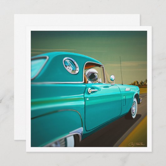 Thunderbird- Astronaut & Robot Auto Print (Voorkant / Achterkant)