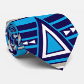 Thunderbird Blue Stropdas (Opgerold)