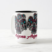 Thunderbird Clan, Arizona Tweekleurige Koffiemok (Voorkant links)