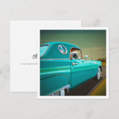 Thunderbird Classic Car - Mini Print (Voorkant / Achterkant)