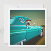 Thunderbird Classic Car - Mini Print (Voorkant)