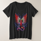 Thunderbird Cryptid Creature Grote Maat T-shirt (Design voorkant)