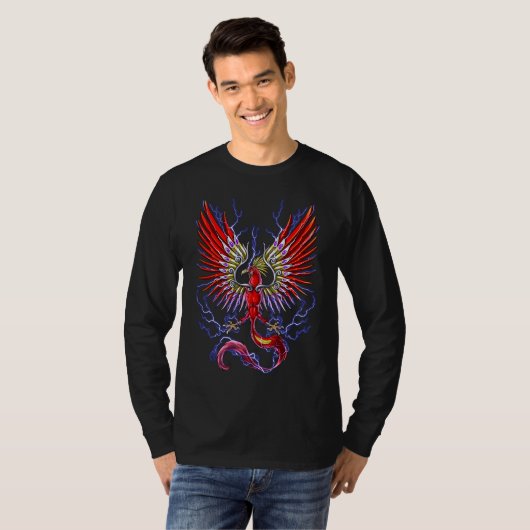 Thunderbird Cryptid Creature T-shirt (Voorkant volledig)