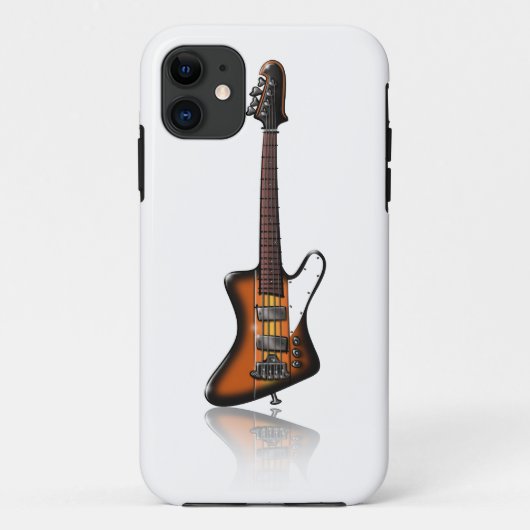 Thunderbird Electricale Basis Guitar Caricature Case-Mate iPhone Case (Achterkant)