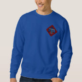 Thunderbird Golf Crewneck Sweatshirt – Classic Blu (Voorkant)