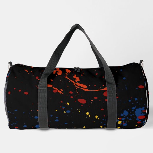 Thunderbird Golf Duffle Bag – Black Splatter Plunjezak (Achterkant)