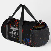 Thunderbird Golf Duffle Bag – Black Splatter Plunjezak (Rechterhoek)
