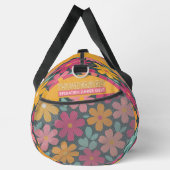 Thunderbird Golf Duffle Bag – bloemen + sinaasappe Plunjezak (Rechts)
