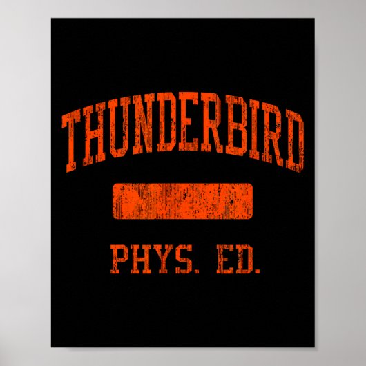 Thunderbird High School Hs Pcute Ss Cute Ssnix Az Poster (Voorkant)