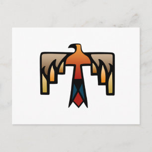 Thunderbird - Inheems Amerikaans Indiaans symbool Briefkaart