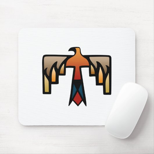 Thunderbird - Inheems Amerikaans Indiaans symbool Muismat (Met muis)
