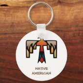 Thunderbird - Inheems Amerikaans Indiaans symbool Sleutelhanger (Voorkant)