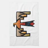 Thunderbird - Inheems Amerikaans Indiaans symbool Theedoek (Verticaal)