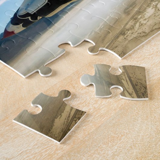 Thunderbird Jet Fighter Plane Jigzaae Puzzle Legpuzzel (Zijkant)