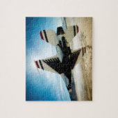 Thunderbird Jet Fighter Plane Jigzaae Puzzle Legpuzzel (Verticaal)