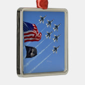 Thunderbird Jets USA MIA/POW Vlag Metalen Ornament (Rechts)