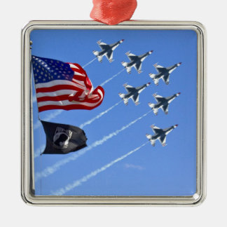 Thunderbird Jets USA MIA/POW Vlag Metalen Ornament