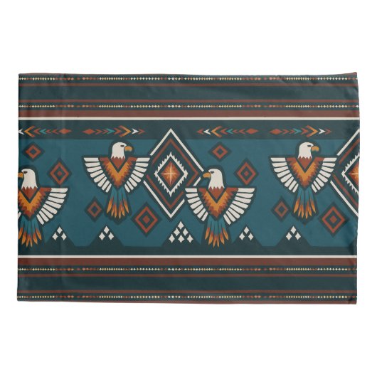 Thunderbird Native Spirit Tribal Kussensloop (Achterkant)